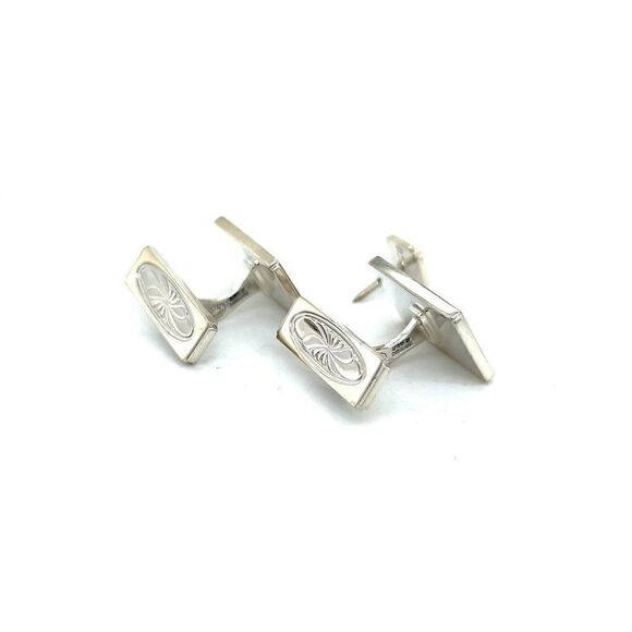 Georg Jensen Estate Mens Cufflinks Set With Tie Pin  Silver GJ11 - Picture 4 of 9